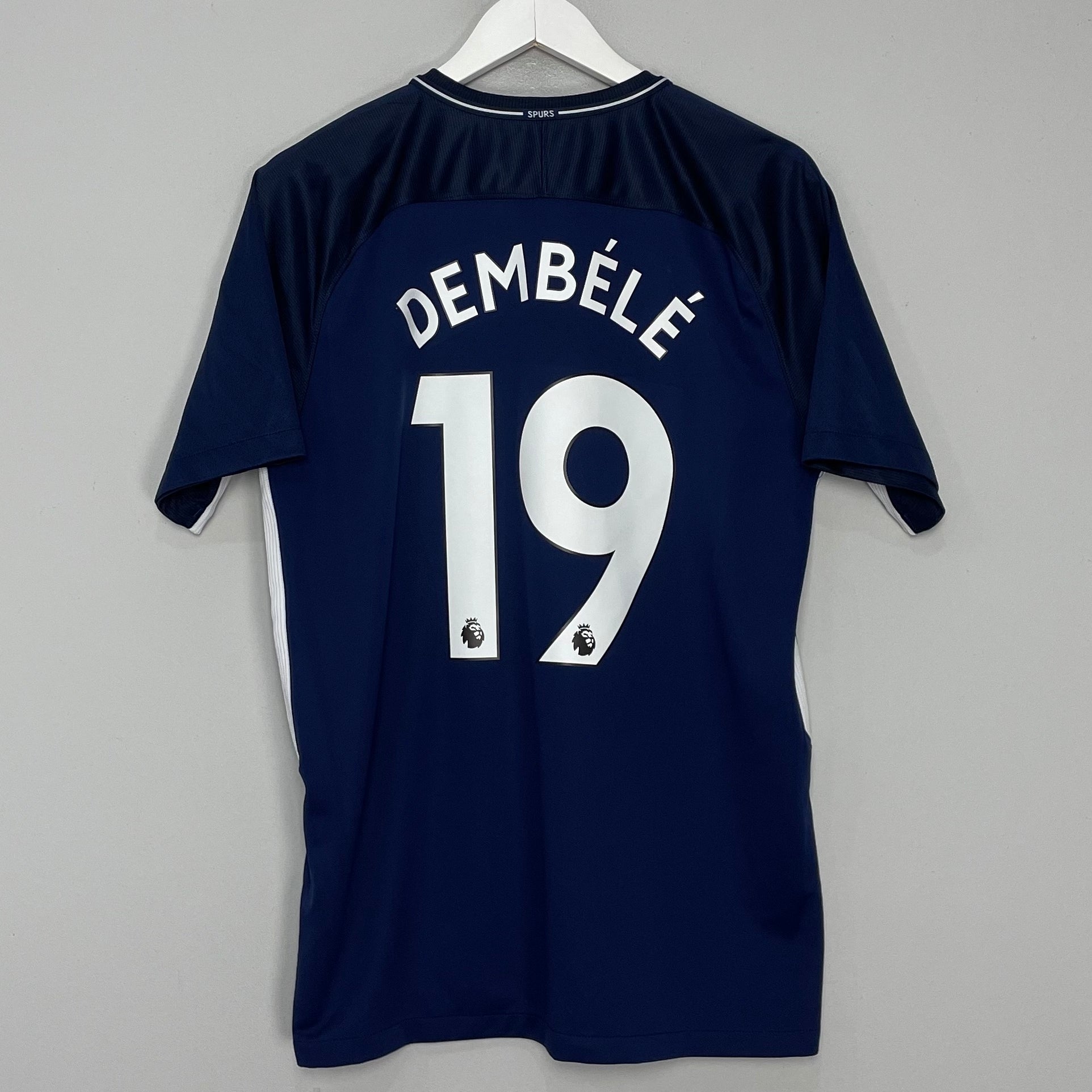 Shop 2017/18 TOTTENHAM DEMBELE #19 AWAY SHIRT (L) NIKE, classic football shirts, vintage football shirts & retro soccer jerseys at Cult Kits