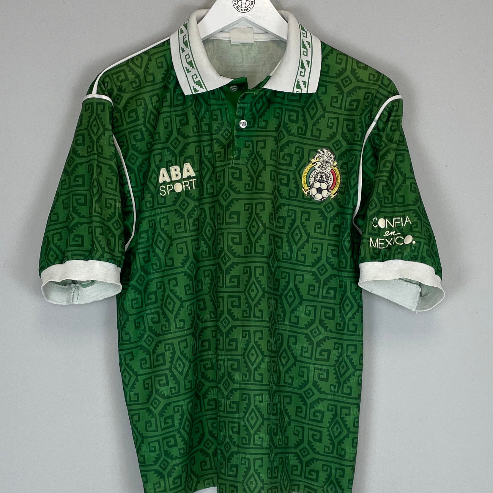 Shop 1995 MEXICO HOME SHIRT (S) ABA SPORT, classic football shirts, vintage football shirts & retro soccer jerseys at Cult Kits