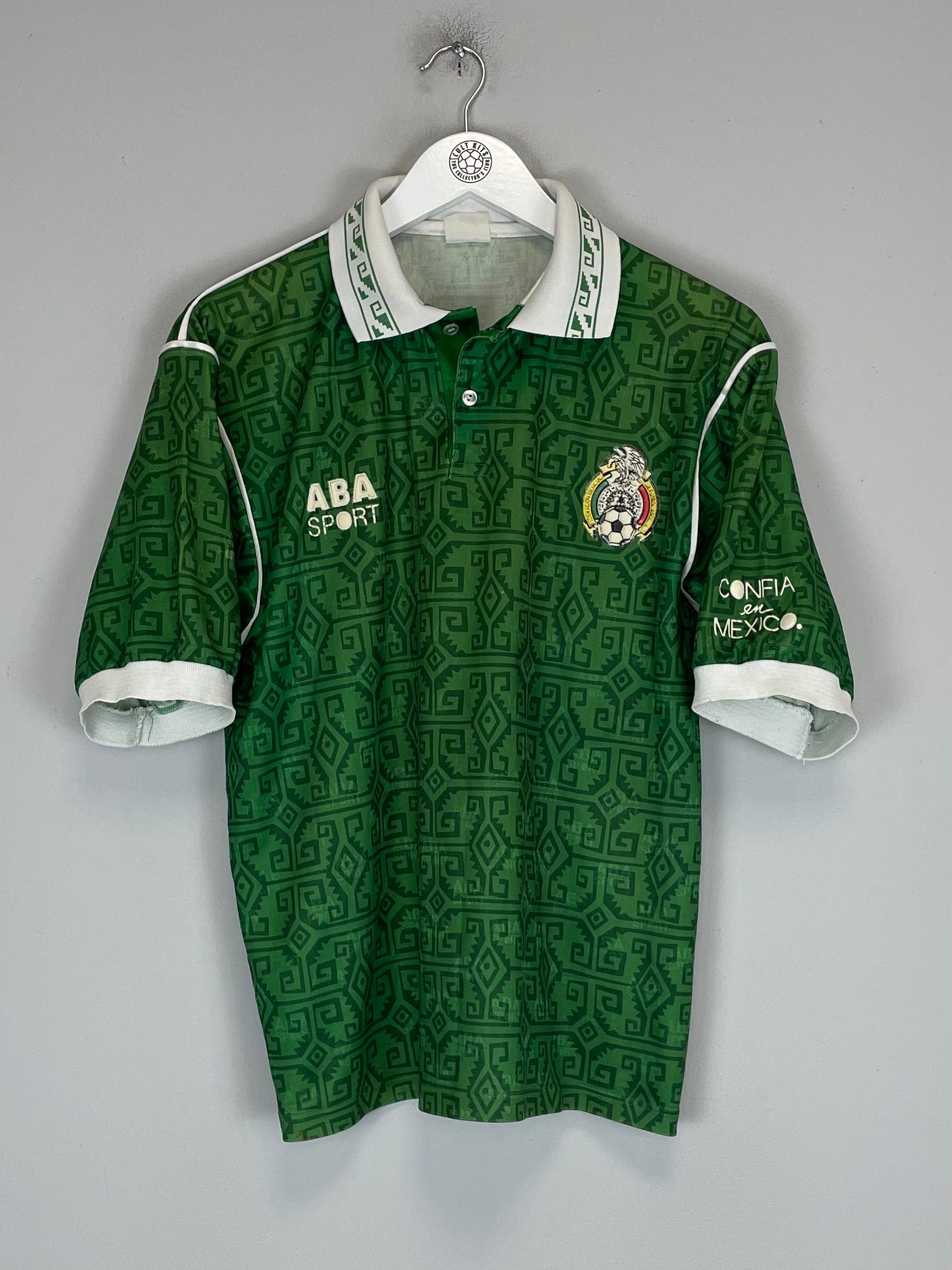Shop 1995 MEXICO HOME SHIRT (S) ABA SPORT, classic football shirts, vintage football shirts & retro soccer jerseys at Cult Kits