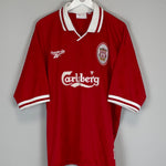 Shop 1996/98 LIVERPOOL CARRAGHER #23 HOME SHIRT (XXL) REEBOK, classic football shirts, vintage football shirts & retro soccer jerseys at Cult Kits
