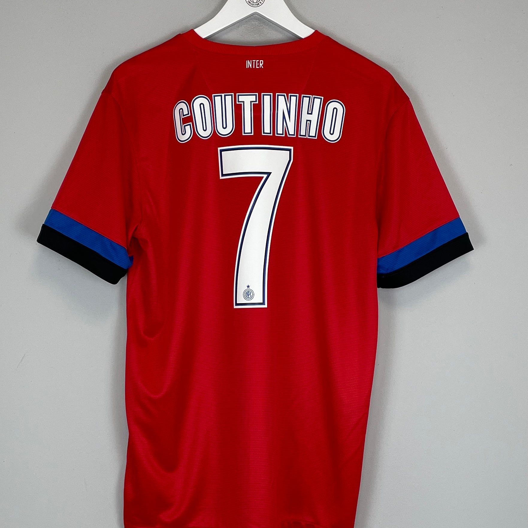 Shop 2012/13 INTER MILAN COUTINHO #7 AWAY SHIRT (L) NIKE, classic football shirts, vintage football shirts & retro soccer jerseys at Cult Kits