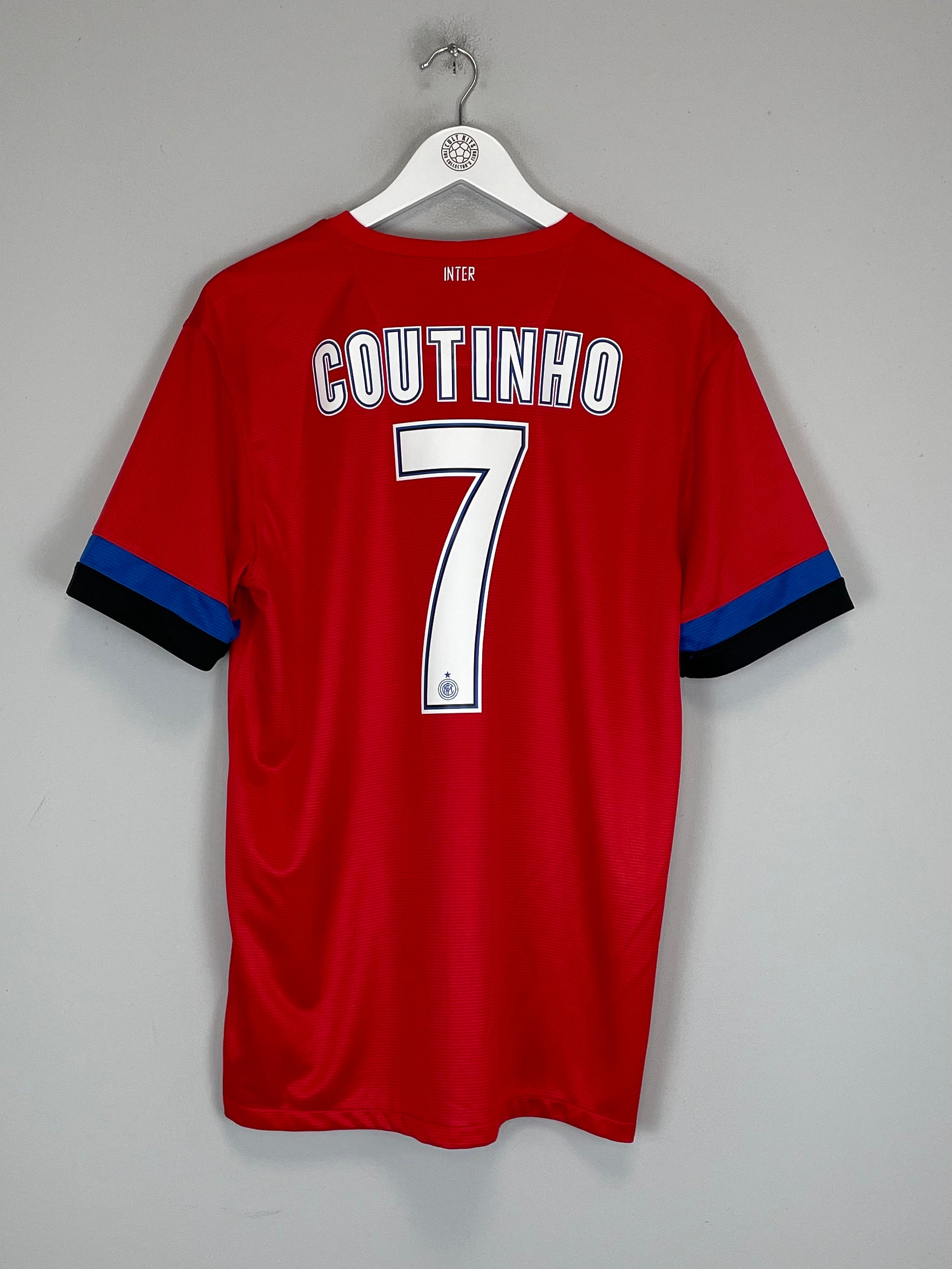 Shop 2012/13 INTER MILAN COUTINHO #7 AWAY SHIRT (L) NIKE, classic football shirts, vintage football shirts & retro soccer jerseys at Cult Kits