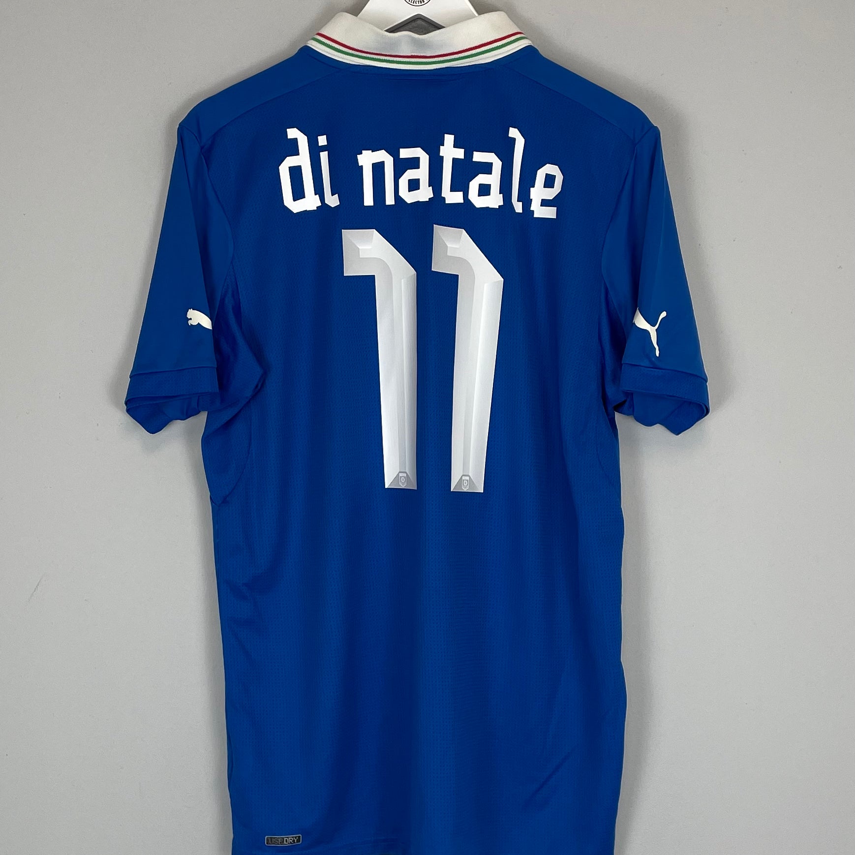 Shop 2012/13 ITALY DI NATALE #11 HOME SHIRT (XL) PUMA, classic football shirts, vintage football shirts & retro soccer jerseys at Cult Kits