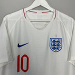 Shop 2018/19 ENGLAND STERLING #10 HOME SHIRT (XL) NIKE, classic football shirts, vintage football shirts & retro soccer jerseys at Cult Kits