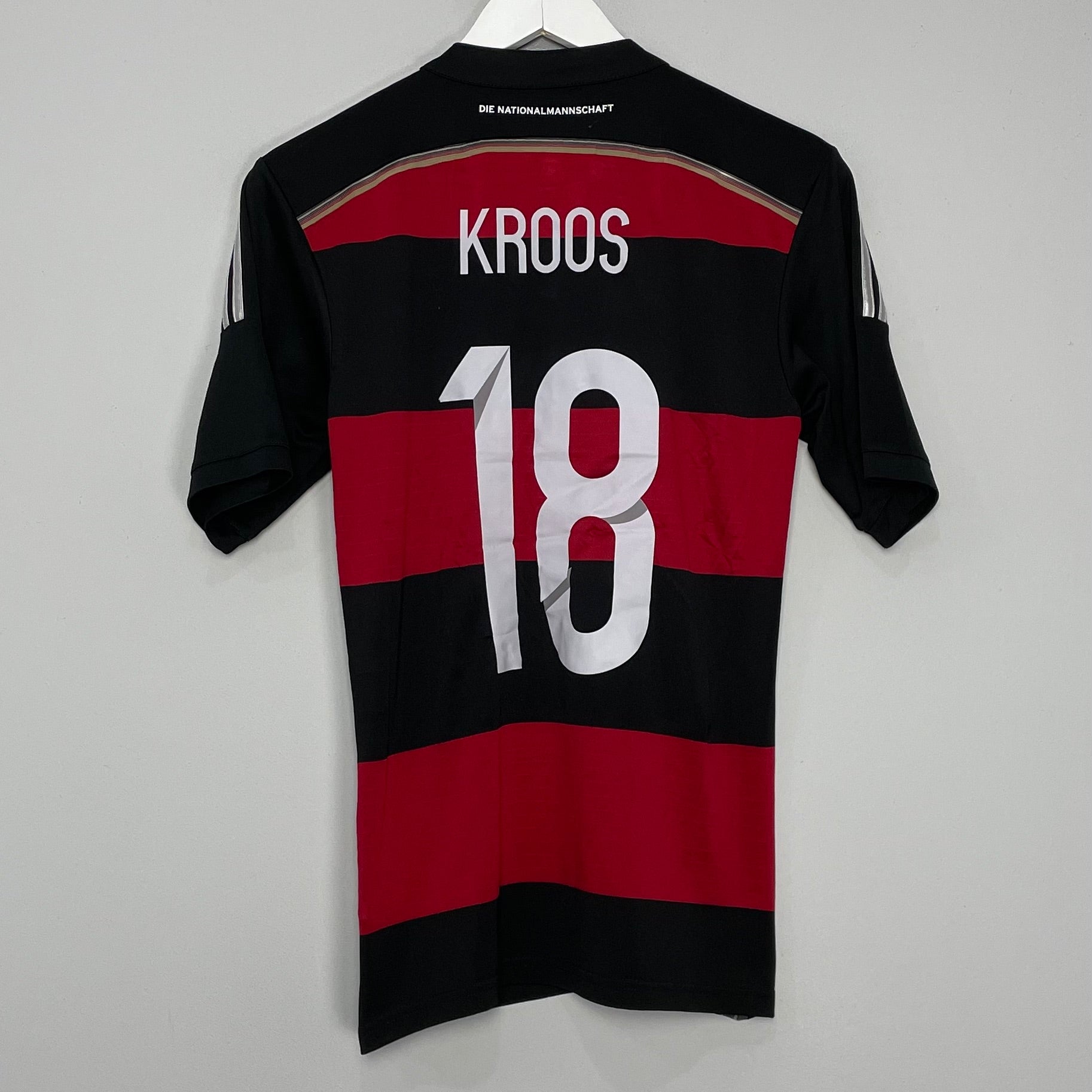 Shop 2014/15 GERMANY KROOS #18 AWAY SHIRT (S) ADIDAS, classic football shirts, vintage football shirts & retro soccer jerseys at Cult Kits