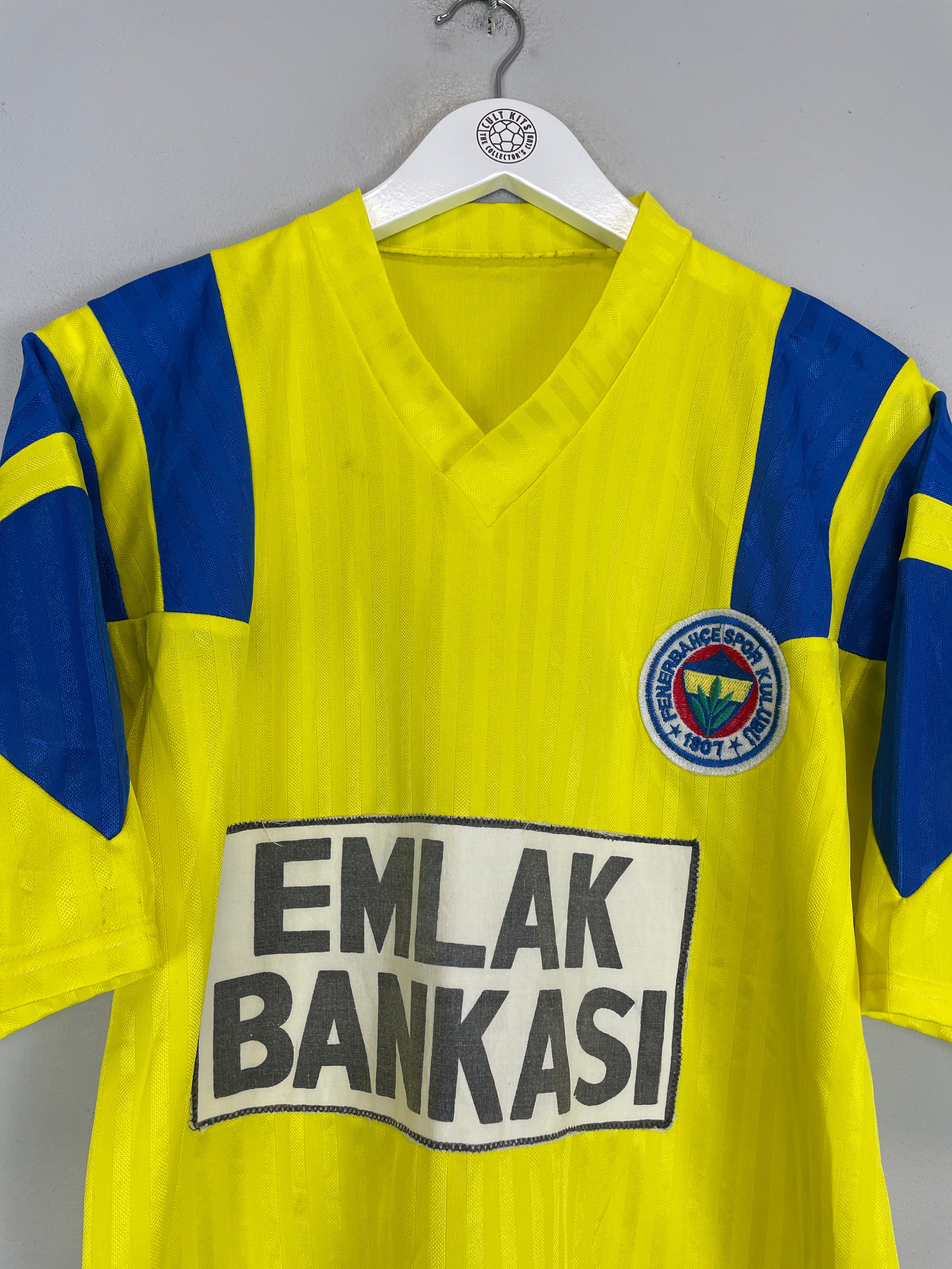 Shop 1991/94 FENERBAHCE #8 FAN STYLE HOME SHIRT (M), classic football shirts, vintage football shirts & retro soccer jerseys at Cult Kits