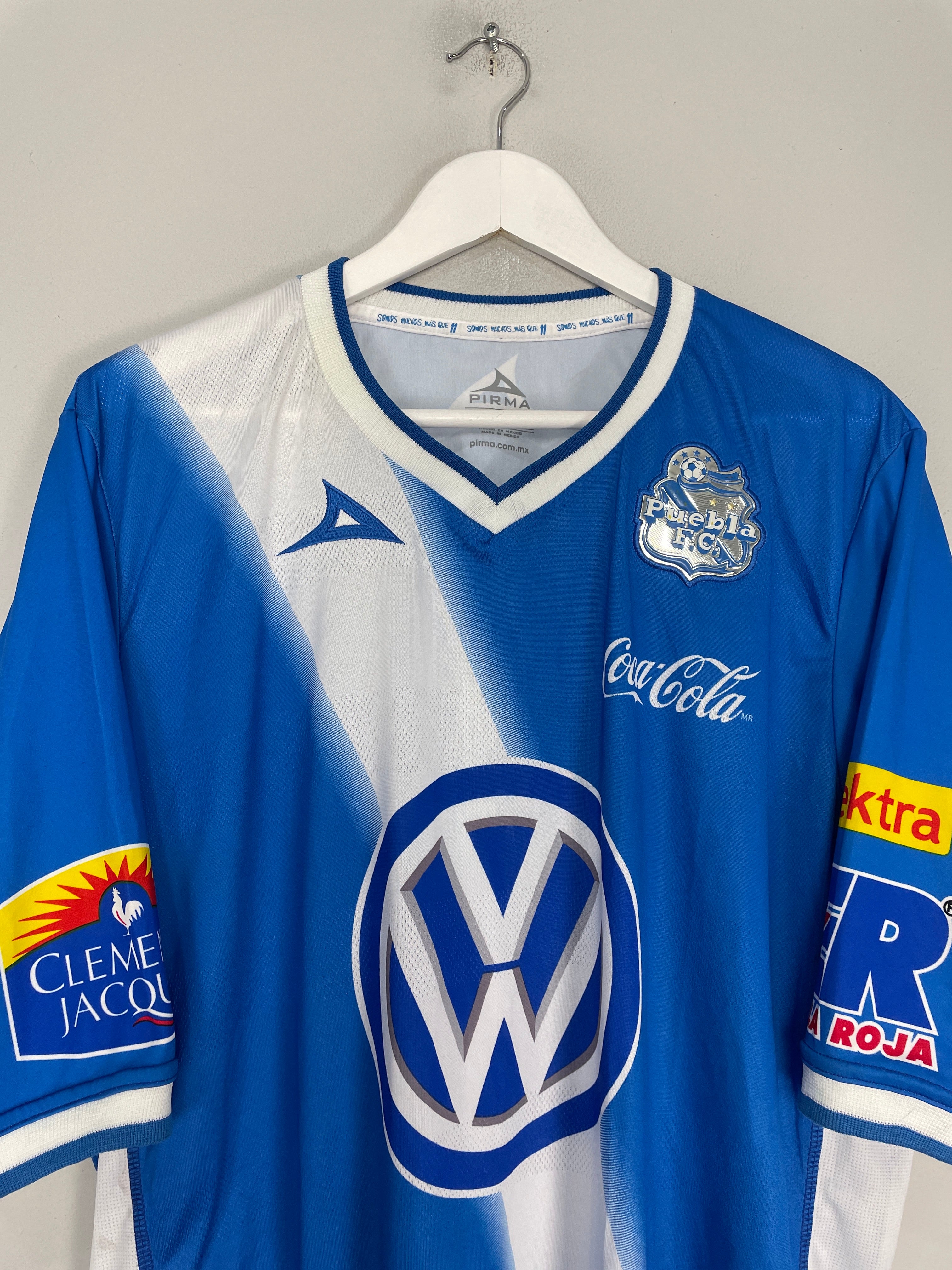 Shop 2013/14 PUEBLA AWAY SHIRT (XXL) PIRMA, classic football shirts, vintage football shirts & retro soccer jerseys at Cult Kits