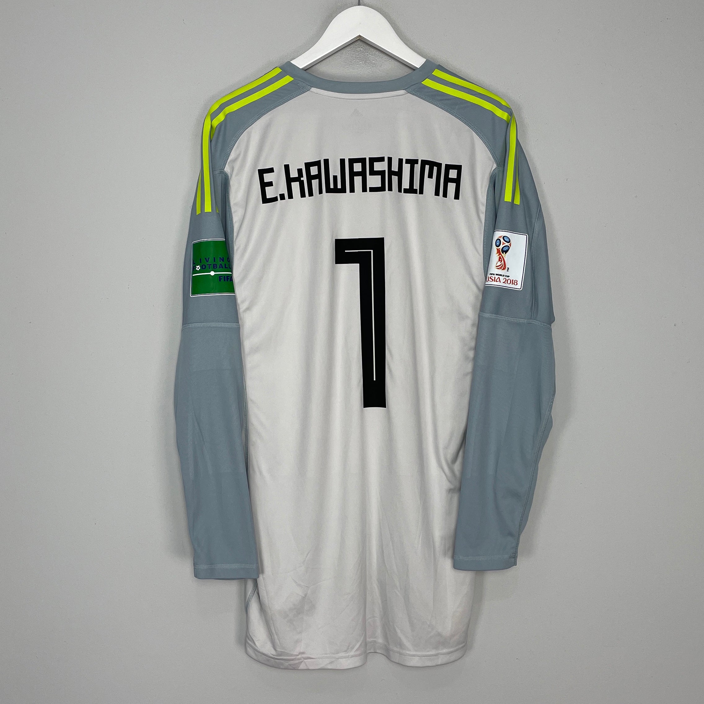Shop 2018/19 JAPAN KAWASHIMA #1 GK SHIRT (XL) ADIDAS, classic football shirts, vintage football shirts & retro soccer jerseys at Cult Kits
