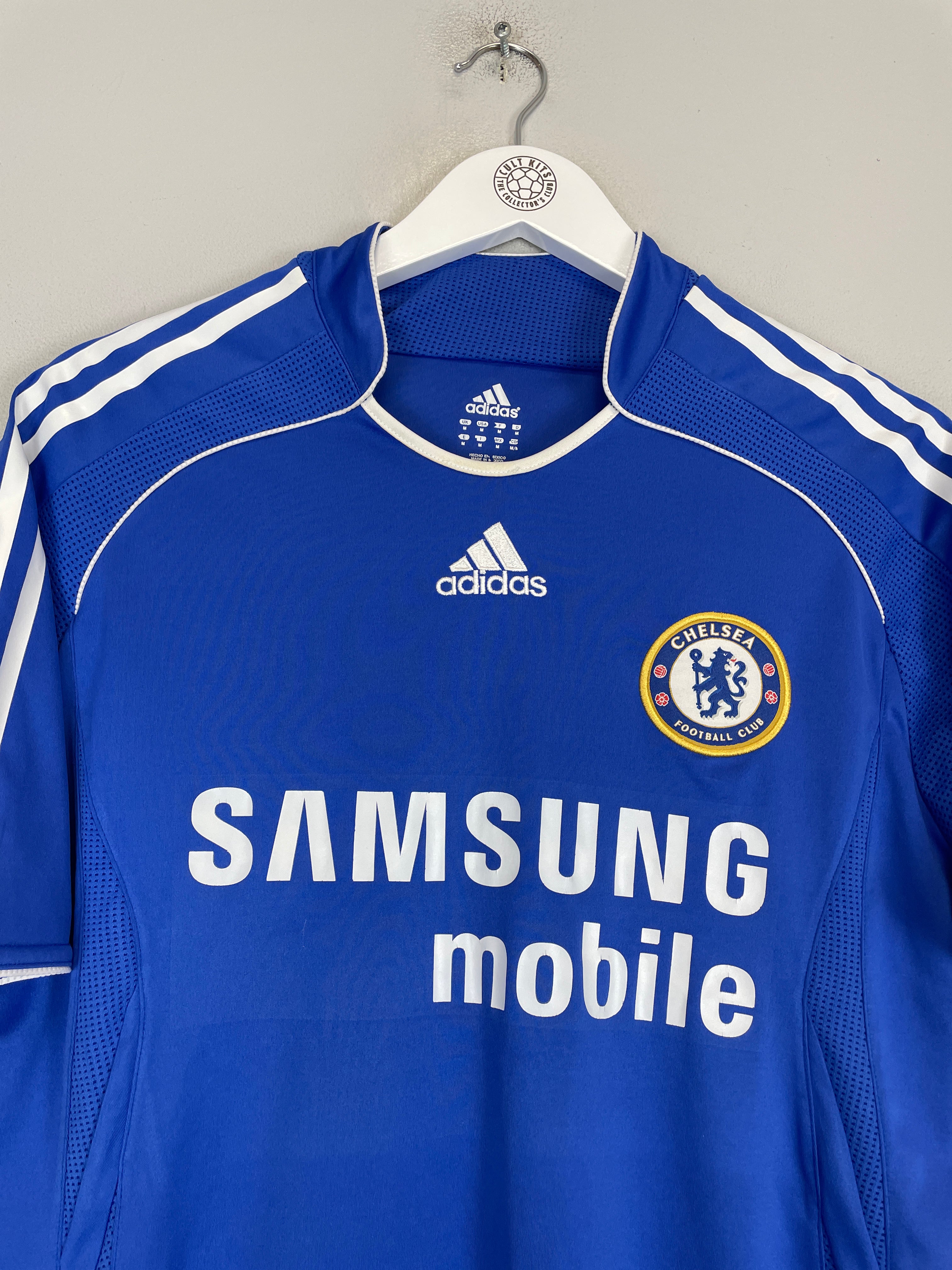 Shop 2006/07 CHELSEA HOME SHIRT (M) ADIDAS, classic football shirts, vintage football shirts & retro soccer jerseys at Cult Kits