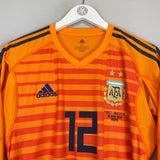 2018/19 ARGENTINA ARMANI #12 *PLAYER ISSUE* GK SHIRT (M) ADIDAS
