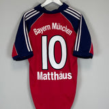 Shop 1999/01 BAYERN MUNICH MATTHAUS #10 HOME SHIRT (M) ADIDAS, classic football shirts, vintage football shirts & retro soccer jerseys at Cult Kits