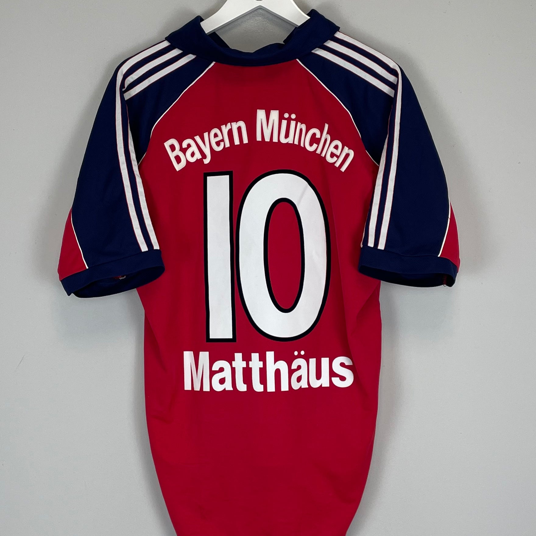 Shop 1999/01 BAYERN MUNICH MATTHAUS #10 HOME SHIRT (M) ADIDAS, classic football shirts, vintage football shirts & retro soccer jerseys at Cult Kits