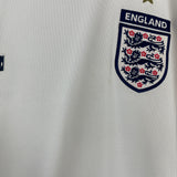 2007/09 ENGLAND GERRARD #4 L/S HOME SHIRT (M) UMBRO