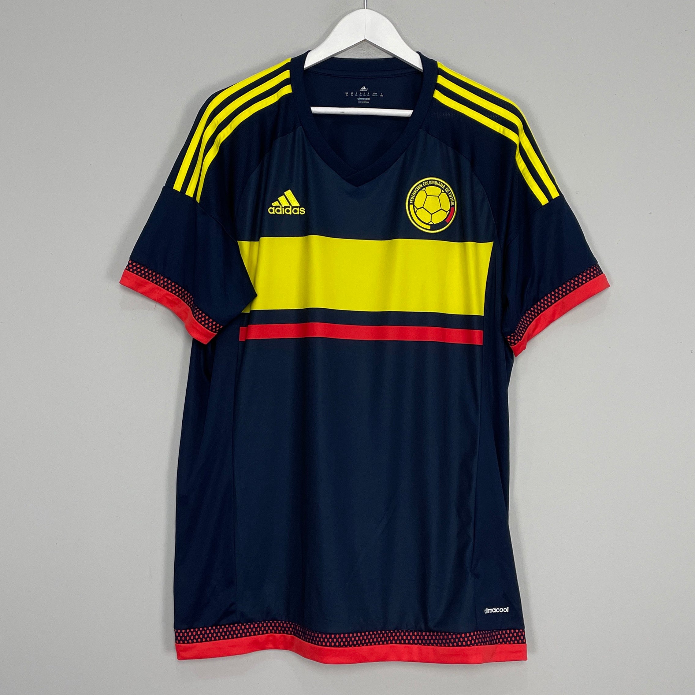 Shop 2015/16 COLOMBIA AWAY SHIRT (XL) ADIDAS, classic football shirts, vintage football shirts & retro soccer jerseys at Cult Kits