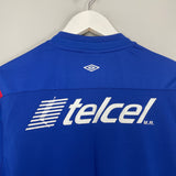 Shop 2011/12 CRUZ AZUL L/S HOME SHIRT (S) UMBRO, classic football shirts, vintage football shirts & retro soccer jerseys at Cult Kits