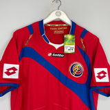 Shop 2014 COSTA RICA *BNWT* HOME SHIRT (L) LOTTO, classic football shirts, vintage football shirts & retro soccer jerseys at Cult Kits