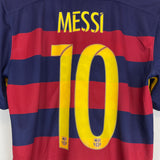 2015/16 BARCELONA MESSI #10 HOME SHIRT (M) NIKE