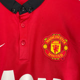 2013/14 MANCHESTER UNITED V.PERSIE #20 HOME SHIRT (M) NIKE