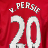 2013/14 MANCHESTER UNITED V.PERSIE #20 HOME SHIRT (M) NIKE