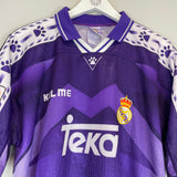 1996/97 REAL MADRID SUKER #9 AWAY SHIRT (L) KELME
