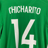 Shop 2016/17 MEXICO J.HERNANDEZ #14 L/S HOME SHIRT (XL) ADIDAS, classic football shirts, vintage football shirts & retro soccer jerseys at Cult Kits