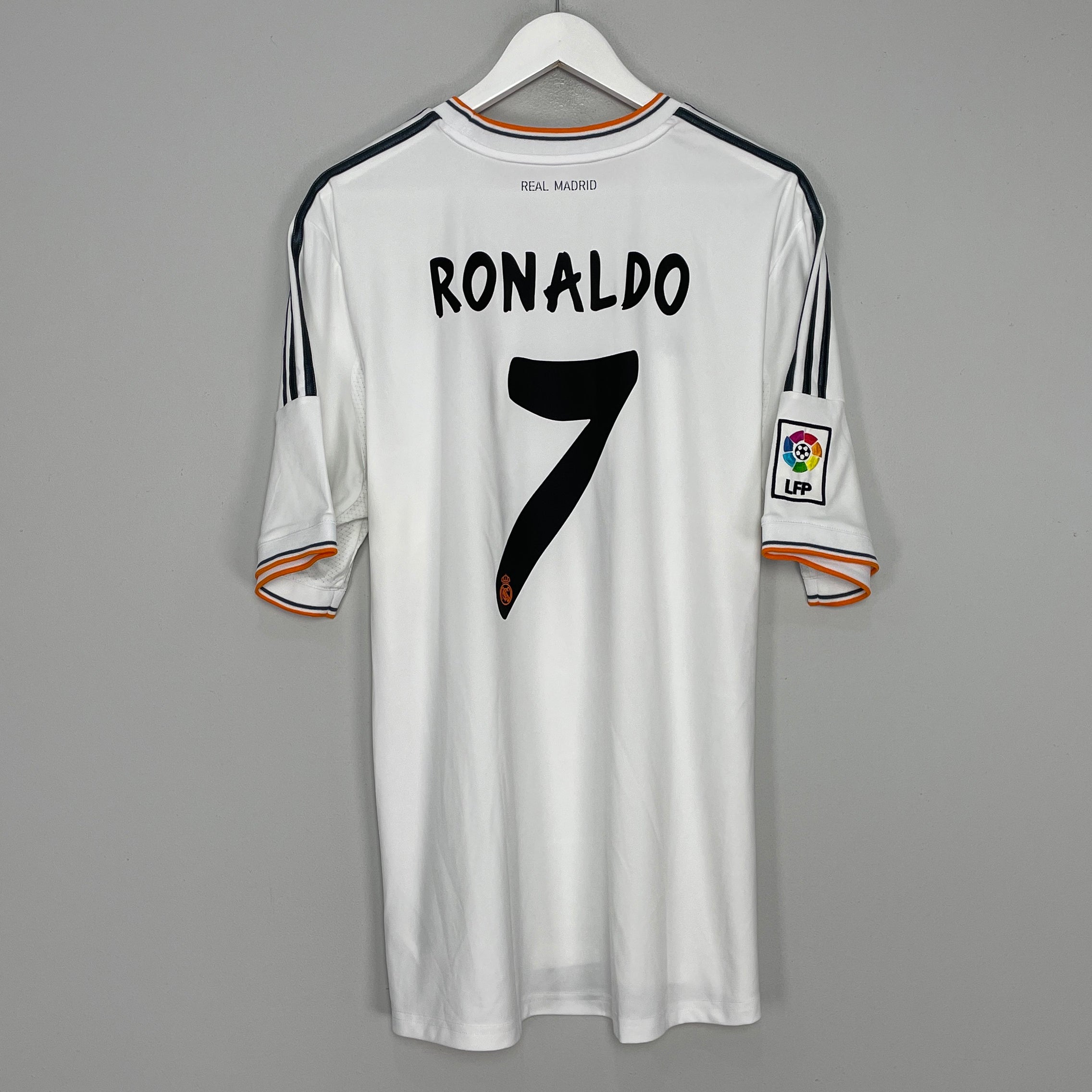 Shop 2013/14 REAL MADRID RONALDO #7 HOME SHIRT (XL) ADIDAS, classic football shirts, vintage football shirts & retro soccer jerseys at Cult Kits