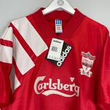 1992/93 LIVERPOOL *BNWT* CENTENARY HOME SHIRT (XL) ADIDAS