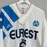 1993/94 MARSEILLE L/S *BNWT* HOME SHIRT (L) ADIDAS