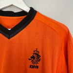 Shop 2000/02 NETHERLANDS BERGKAMP #10 HOME SHIRT (L) NIKE, classic football shirts, vintage football shirts & retro soccer jerseys at Cult Kits