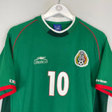 Shop 2001/02 MEXICO C.BLANCO #10 HOME SHIRT (M) ATLETICA, classic football shirts, vintage football shirts & retro soccer jerseys at Cult Kits