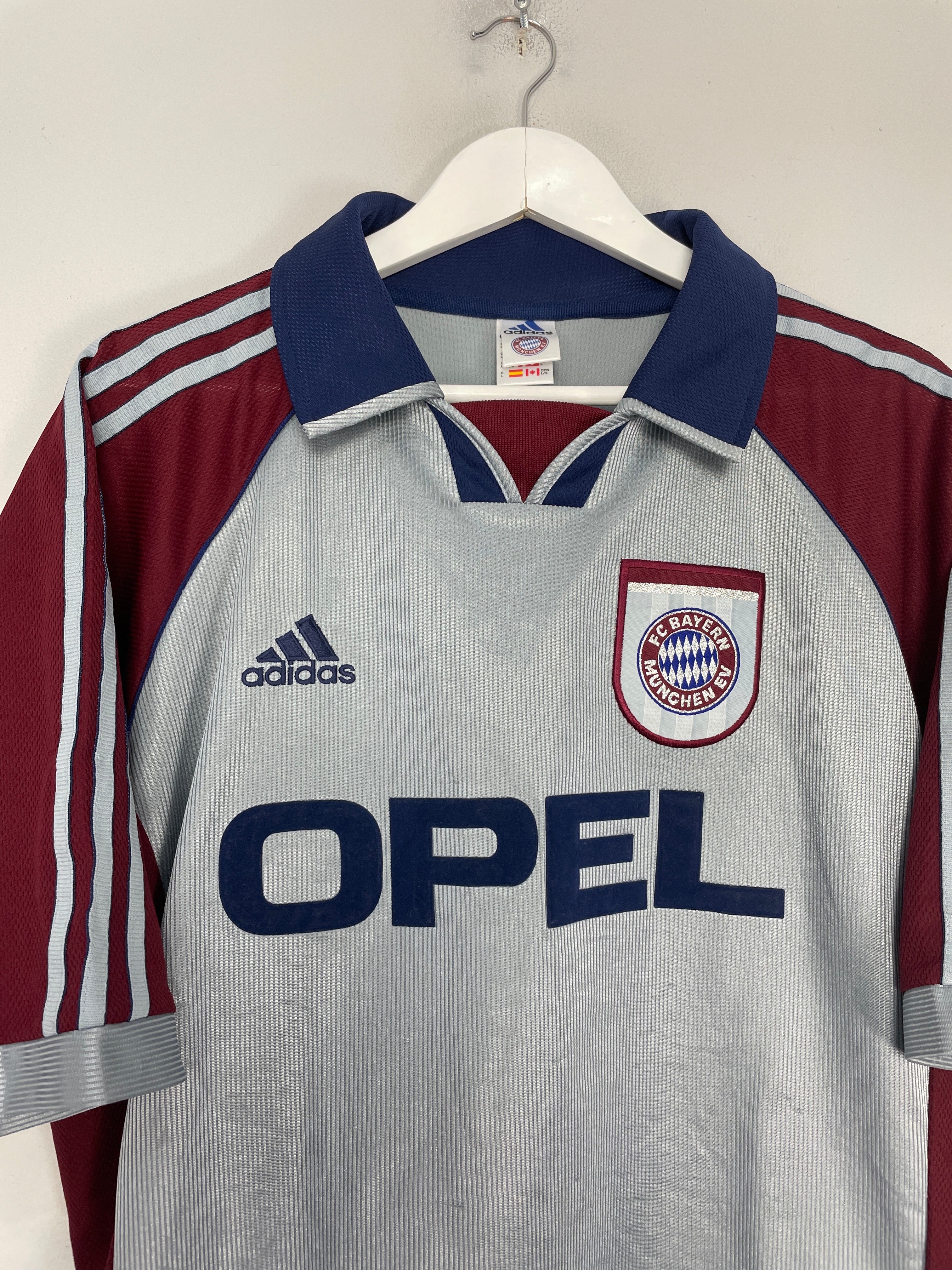 Shop 1998/99 BAYERN MUNICH C/L SHIRT (L) ADIDAS, classic football shirts, vintage football shirts & retro soccer jerseys at Cult Kits