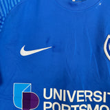 Shop 2021/22 PORTSMOUTH THOMPSON #22 *MATCH WORN* HOME SHIRT (M) NIKE, classic football shirts, vintage football shirts & retro soccer jerseys at Cult Kits