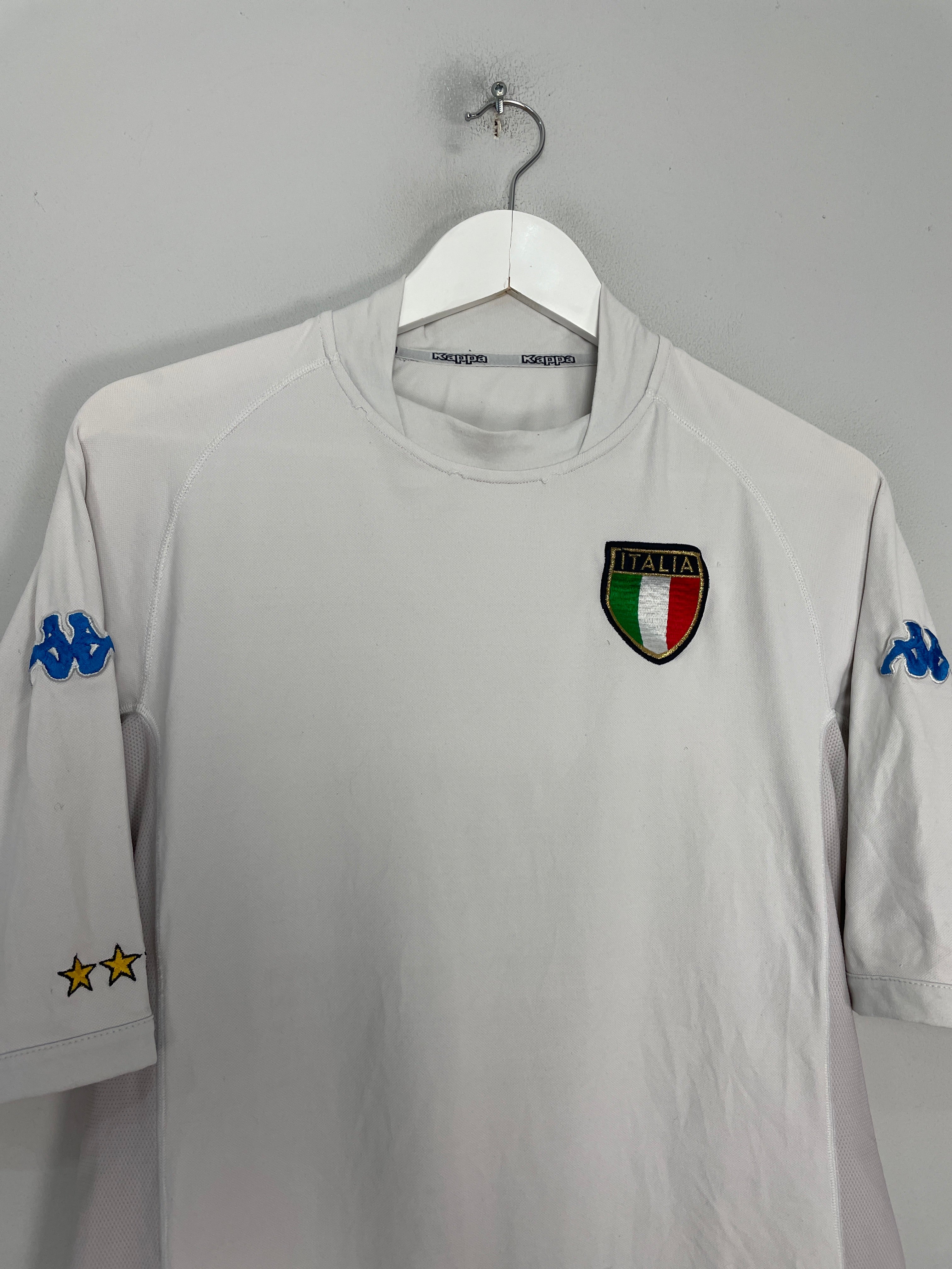 Shop 2000/01 ITALY AWAY SHIRT (XL) KAPPA, classic football shirts, vintage football shirts & retro soccer jerseys at Cult Kits