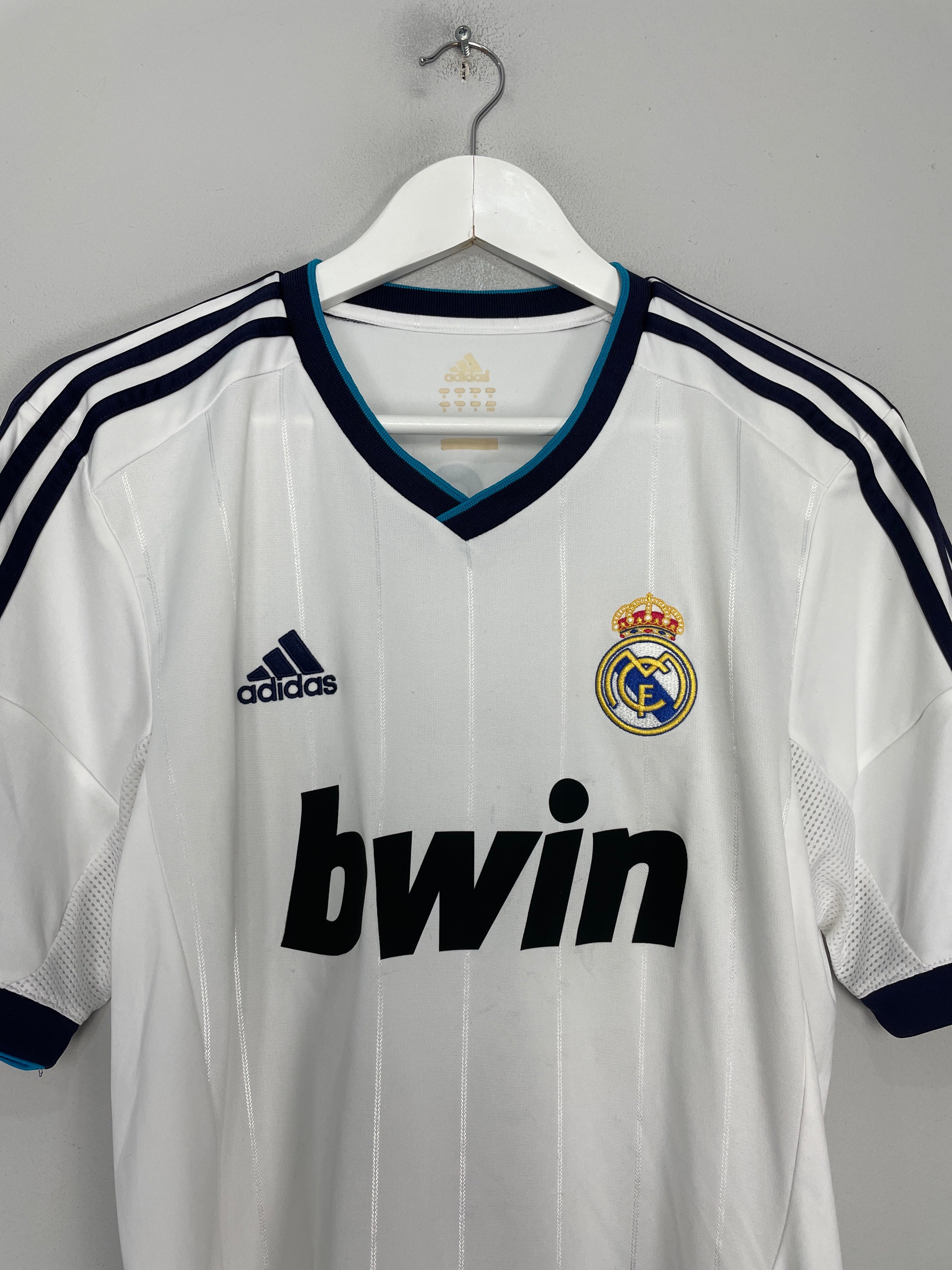 Shop 2012/13 REAL MADRID RONALDO #7 HOME SHIRT (M) ADIDAS, classic football shirts, vintage football shirts & retro soccer jerseys at Cult Kits