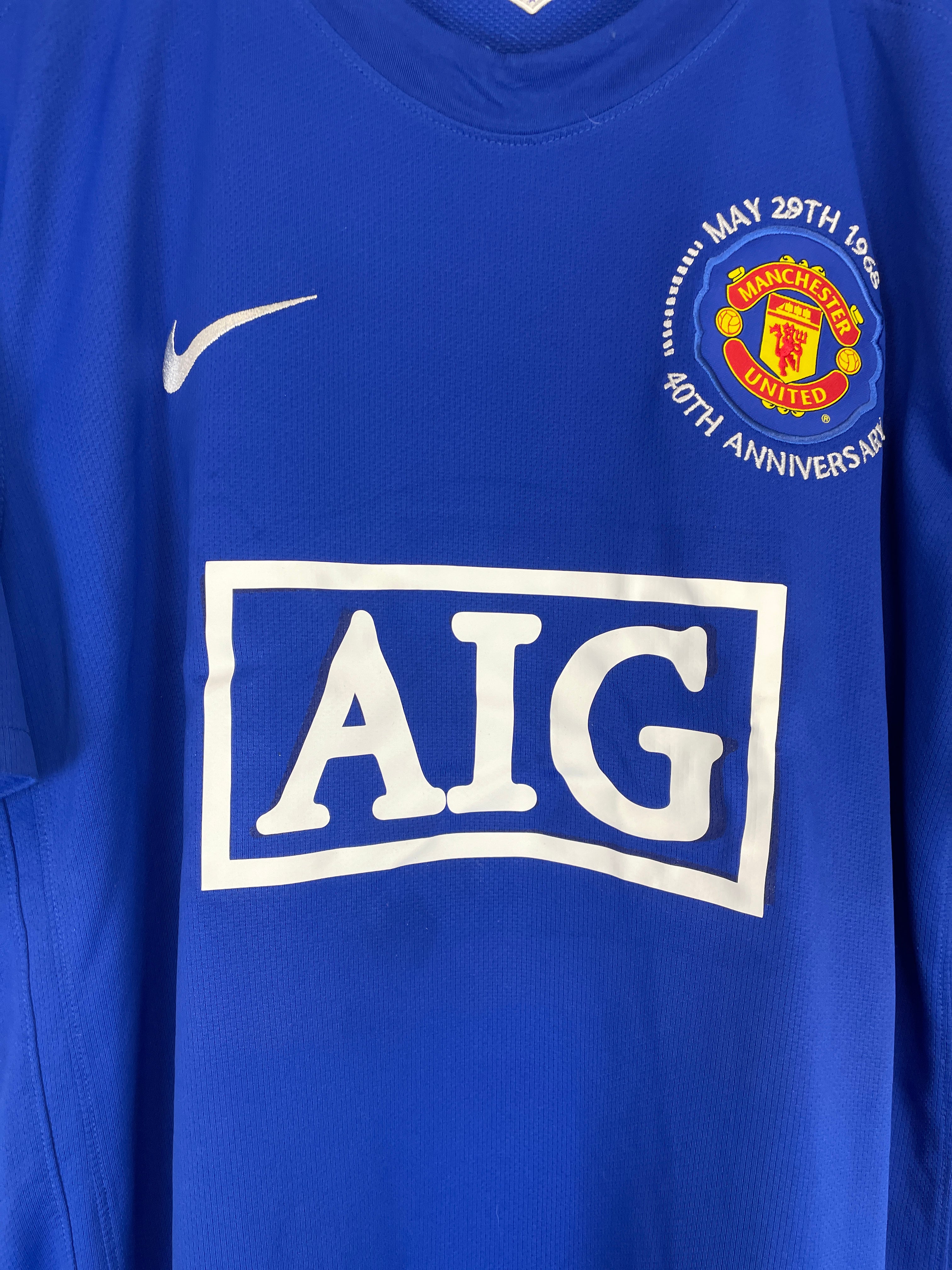 Shop 2008/09 MANCHESTER UNITED RONALDO #7 AWAY SHIRT (XL) NIKE, classic football shirts, vintage football shirts & retro soccer jerseys at Cult Kits