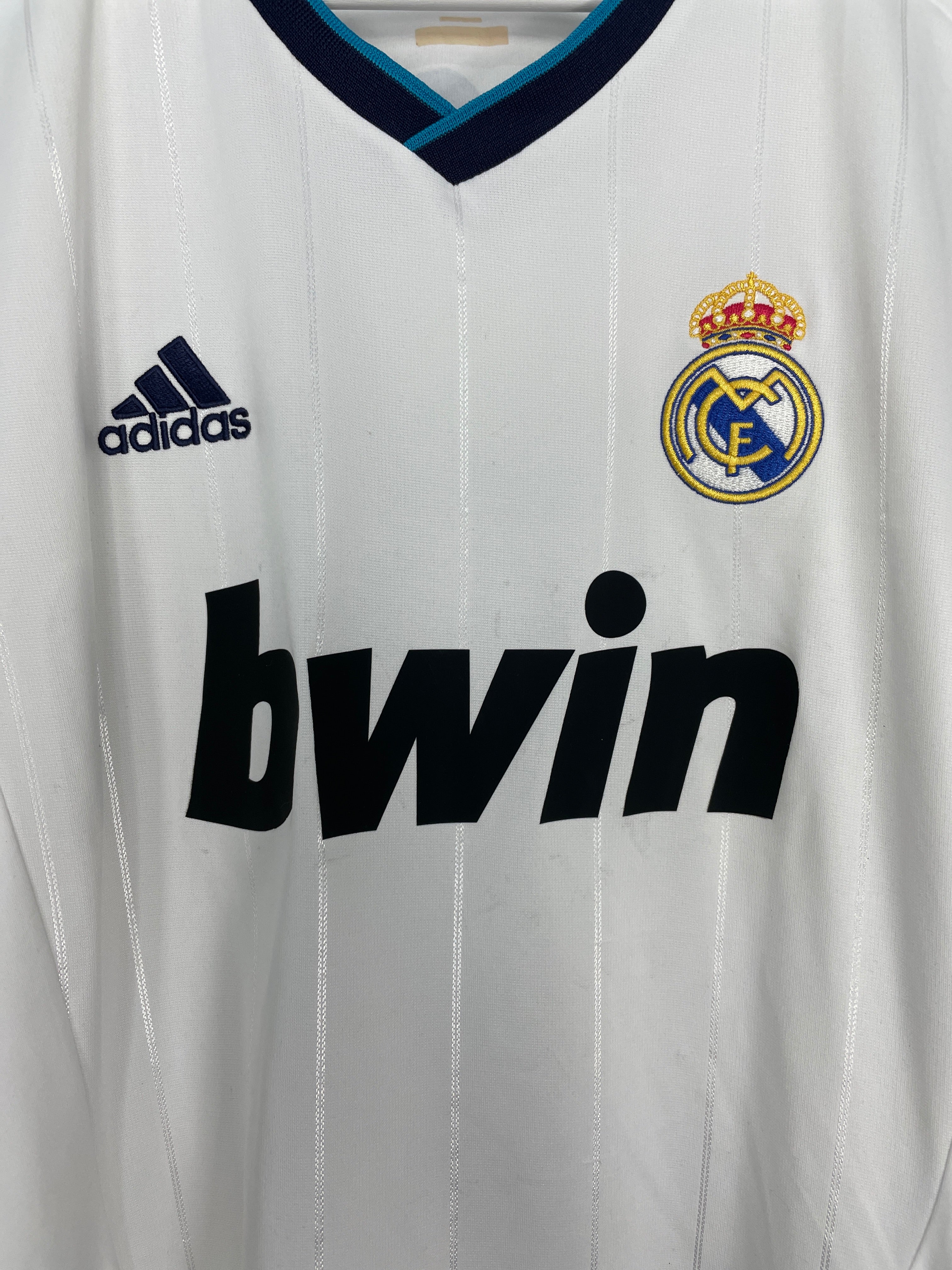 Shop 2012/13 REAL MADRID RONALDO #7 HOME SHIRT (M) ADIDAS, classic football shirts, vintage football shirts & retro soccer jerseys at Cult Kits