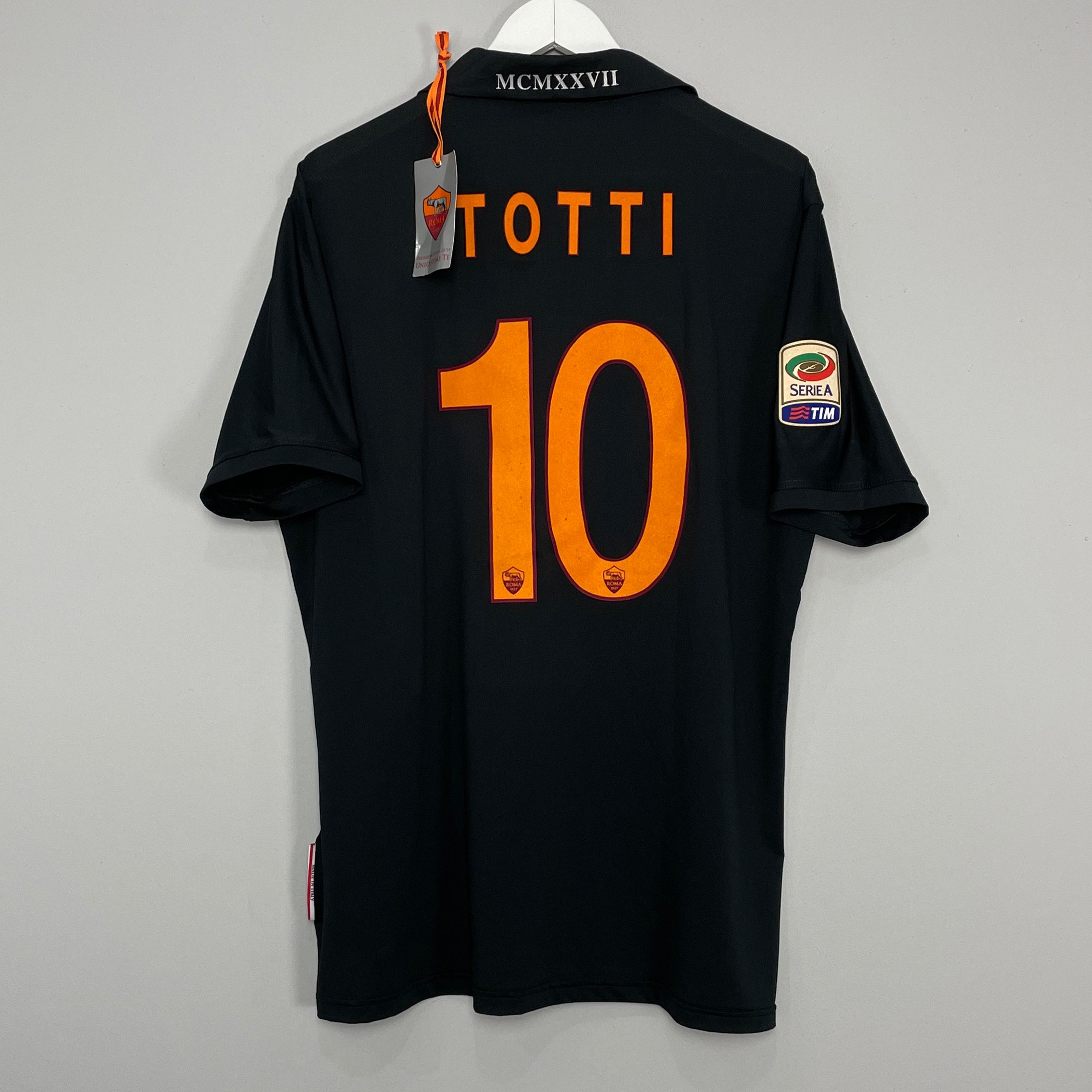 Shop 2013/14 ROMA TOTTI #10 *BNWT* THIRD SHIRT (XXXL*) OM, classic football shirts, vintage football shirts & retro soccer jerseys at Cult Kits