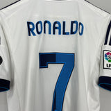 Shop 2012/13 REAL MADRID RONALDO #7 HOME SHIRT (M) ADIDAS, classic football shirts, vintage football shirts & retro soccer jerseys at Cult Kits