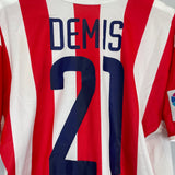 2002/03 ATLETICO MADRID DEMIS #21 HOME SHIRT (M) NIKE