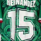 1998 MEXICO HERNANDEZ #15 *RE-ISSUE* BNWT HOME SHIRT (XL) ABA SPORT