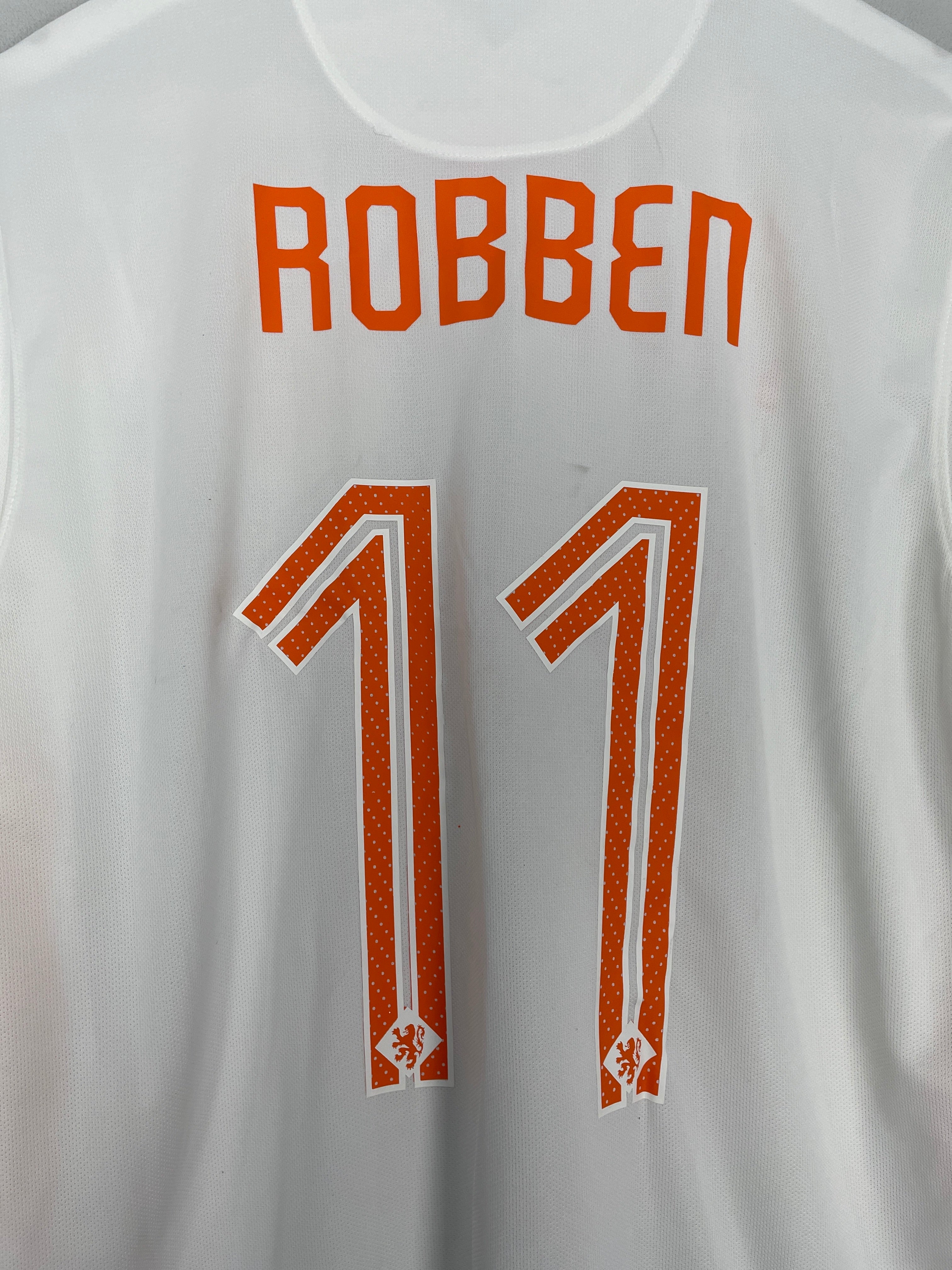 Shop 2015/16 NETHERLANDS ROBBEN #11 AWAY SHIRT (M) NIKE, classic football shirts, vintage football shirts & retro soccer jerseys at Cult Kits