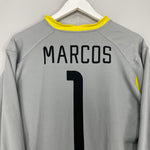 Shop 2002 BRAZIL MARCOS #1 GK SHIRT (S) NIKE, classic football shirts, vintage football shirts & retro soccer jerseys at Cult Kits