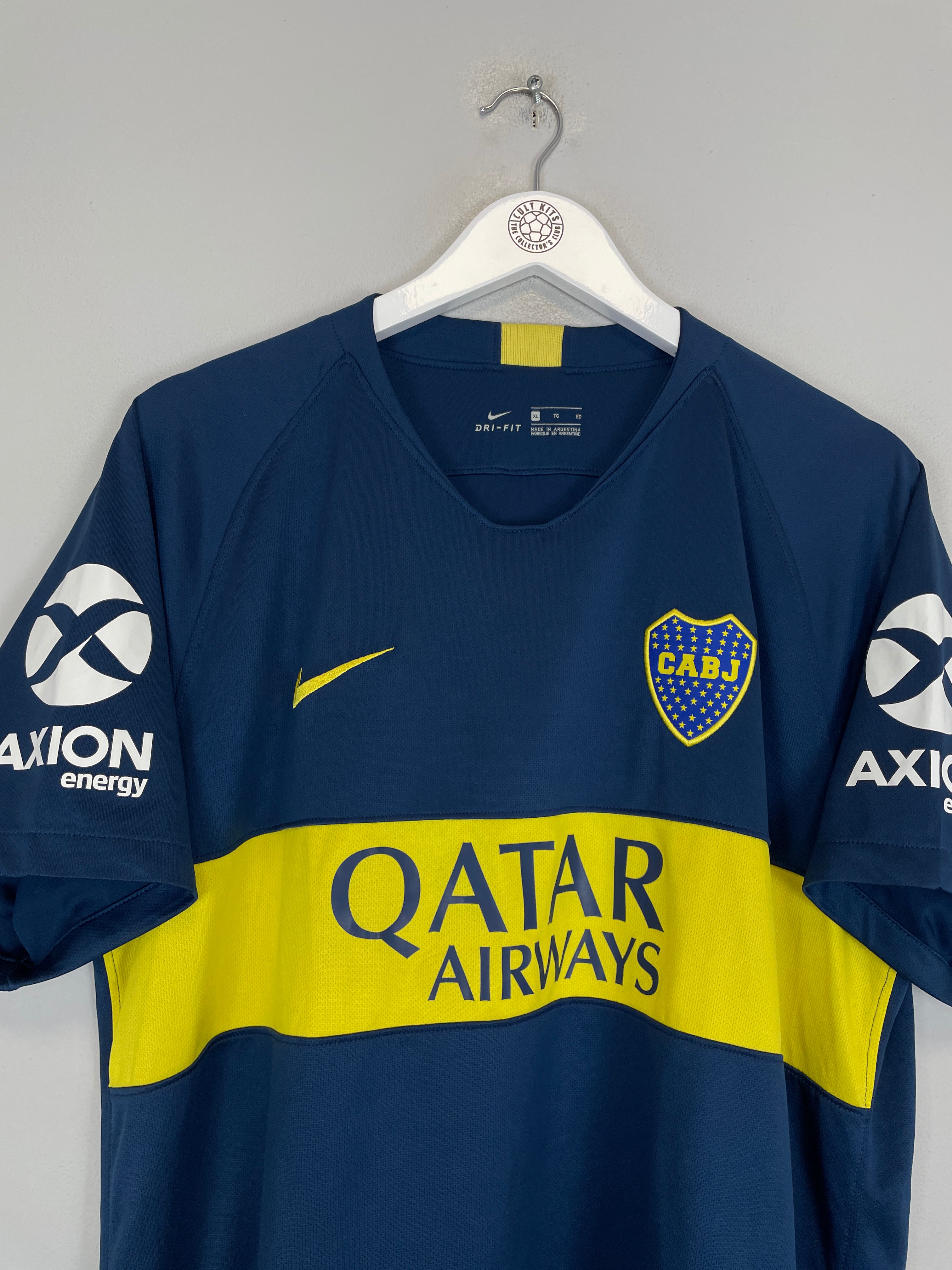 Shop 2018/19 BOCA JUNIORS DE ROSSI #16 HOME SHIRT (XL) NIKE, classic football shirts, vintage football shirts & retro soccer jerseys at Cult Kits