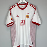 2002/04 SPAIN LUIS ENRIQUE #21 AWAY SHIRT (M) ADIDAS