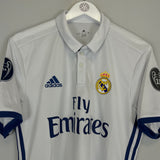 Shop 2016/17 REAL MADRID KROOS #8 HOME SHIRT (M) ADIDAS, classic football shirts, vintage football shirts & retro soccer jerseys at Cult Kits