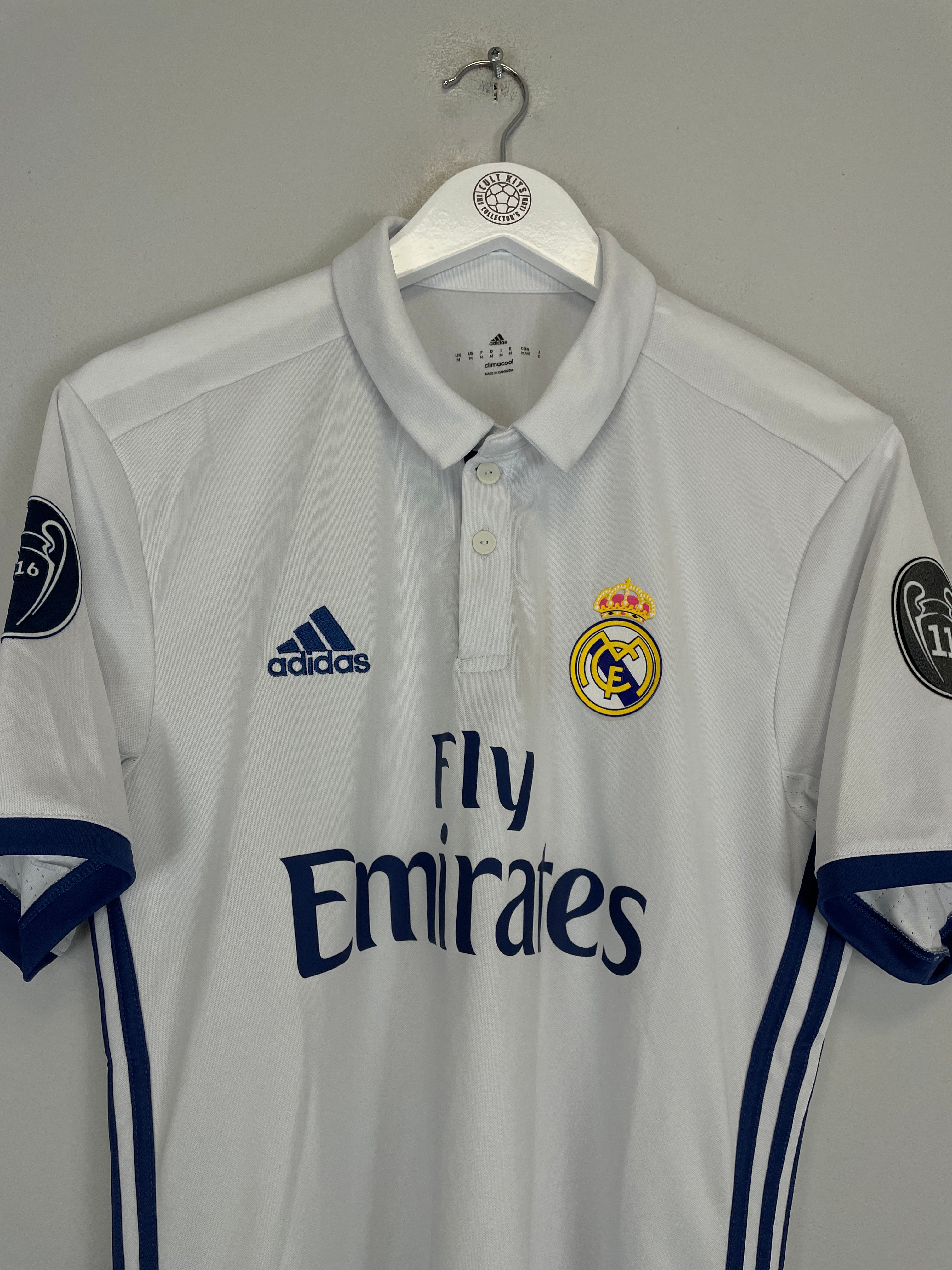 Shop 2016/17 REAL MADRID KROOS #8 HOME SHIRT (M) ADIDAS, classic football shirts, vintage football shirts & retro soccer jerseys at Cult Kits