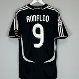 2006/07 REAL MADRID RONALDO #9 AWAY SHIRT (M) ADIDAS