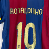 2006/07 BARCELONA RONALDINHO #10 HOME SHIRT (S) NIKE