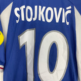 Shop 2000/01 YUGOSLAVIA STOJKOVIC #10 HOME SHIRT (L) ADIDAS, classic football shirts, vintage football shirts & retro soccer jerseys at Cult Kits