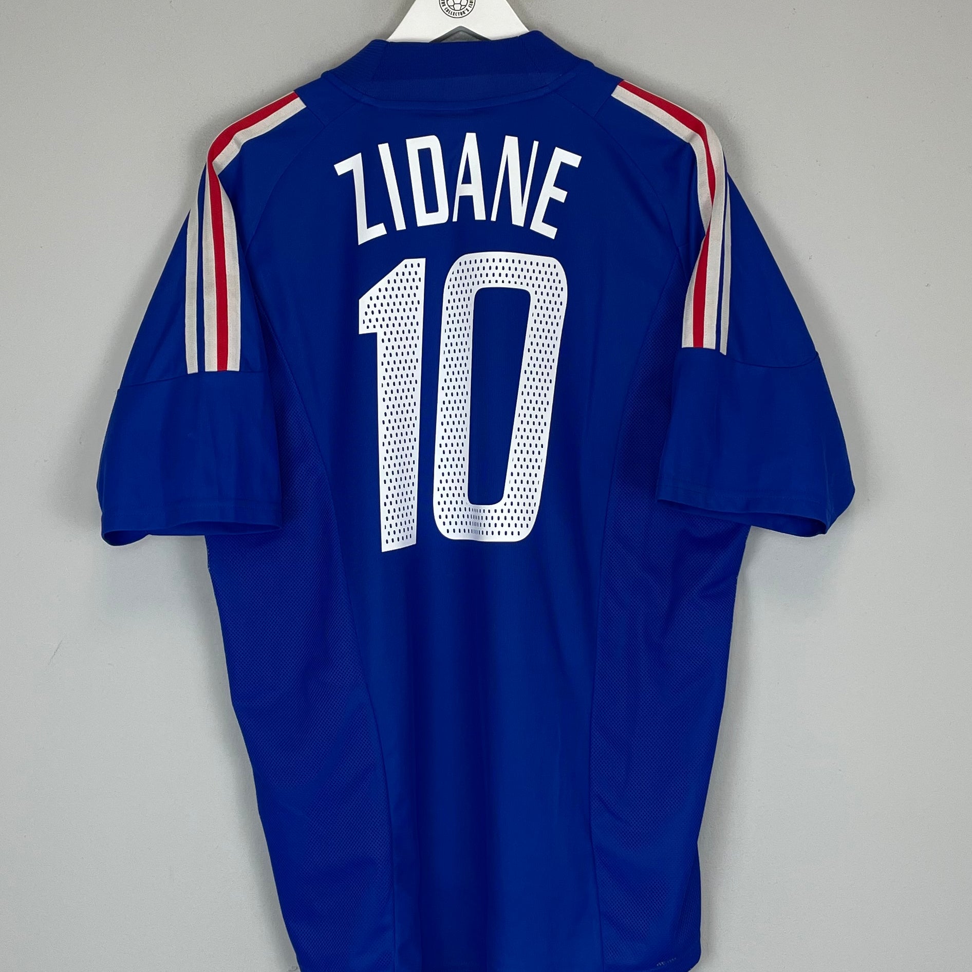 Buy 2002/04 FRANCE ZIDANE 10 HOME SHIRT (L) ADIDAS ~ Free worldwide shipping ~ Authentic Vintage Football Shirts from Cult Kits